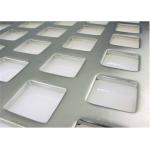 Square Hole 6mm Thick Small Hole Mesh Sheet Galvanized Steel For Fence for sale