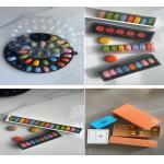 33-Grain Macaron Plastic Box Macaron Tray Transparent  Customizable Design for sale