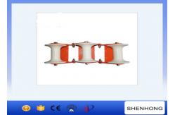 China Triple Electirc Power Cable Pulling Pulley With Nylon Wheel φ140x160mm supplier