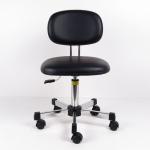 Black PU Industrial Production Chairs Recommended For University Settings for sale