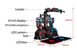 China 9D VR Machine with Immersive Gaming Experience  VR Shooting Game Machine supplier