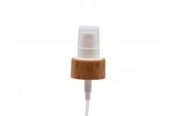 China Dust Free Mist Spray Pump Bamboo Plastic Fine Mist Sprayer For Bottles supplier