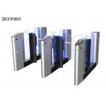 Well design speed gate turnstile 6628 with 8 groups infrared sensor and  electroplating on stainless steel for sale