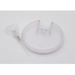 25ml PP Empty Plastic Spray Bottle Credit Card Shape Circle Frosted Clear
