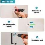 Wall Hooks for Multifunctional Hanging Shelf Heavy Duty Mounted Clothing Organizer