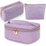 PU Leather Soft Cosmetic Bag Waterproof Pouch Portable Makeup Travel Bag for sale