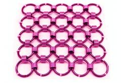 China Metal Mesh Drapery / Brass Wire Ring Mesh Curtain Conect With 8mm Circle Dia supplier