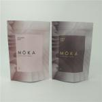 MOPP Makeup Plastic Pouches Packaging VMPET AL Self Standing 1.2C MPET for sale