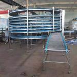                  Spiral Cooling Conveyor Spiral Convyor Tower of Cooling Baked Pizza Bread Cookies              for sale