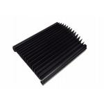 Black Anodized 6000 aluminum extrusion profiles For Led Lighting for sale