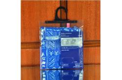 China Garment  Laminated Zip Plastic Poly Bag with Hanger Custom Printed supplier