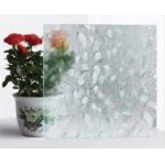 Good Chemical Stability Flat Patterned Glass Used for Interior Decoration and Partition for sale