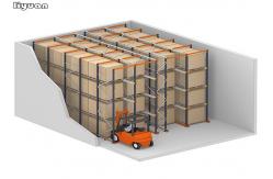China Drive In Warehouse Racking System Stainless Steel Q235B Capacity 500-5000 Kgs supplier