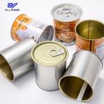Infant Formula Empty Tin Can 450 Gram Tall Round Tin Containers for sale