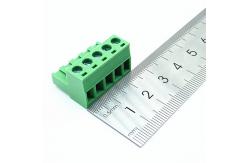China 10A Female Panel Mounted Plug-In Terminal Block With PA66 Housing supplier