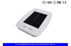 China Wall Mount Ipad Kiosk Enclosure Anti-theft with Security iPad Lock-white supplier