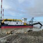 1000 Cbm Per Hour Output Sand Suction Dredger With Water Pump For River Sand Mining for sale