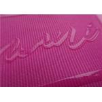 Shiny Transparent Silicon Logo Screen Printing Label In Coloful Polyester Thread Ribbon
