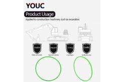 China Hydraulic Cylinder Back Up Ring Seal Bearing Gasket N4W Excavator Parts supplier