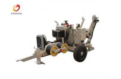 China 40KN Safety Hydraulic Puller Tensioner Machine For Overhead Line Tranmission supplier