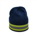 Unisex Football Skull Cap Oem Reflection Logo Running Beanie Winter Polyester Helmet Liner for sale