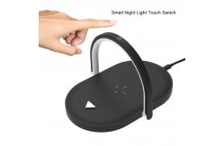 China Black White 70 CRI Multifunctional Wireless Charger 15W With Night Light supplier