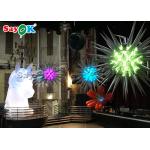 Cute 190t Oxford Cloth Hanging LED Inflatable Star For Outdoor Event for sale