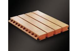 China MDF Wooden Grooved Acoustic Panel Noise Reduction ASTM Fireproof Material supplier