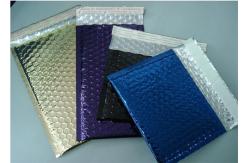 China Tamper Proof Bubble Courier Bags , Aluminum Foil Custom Bubble Envelopes 6X10 #0 supplier