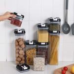 5 Grids Glass Food Storage Container Sets Transparent for sale