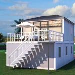 Economic Multifunctional Prefab Shipping Container Homes Dormitory use for sale