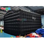 Tarpaulin Inflatable Cube Tent With Led Lights Inflatable Wedding Party Tent