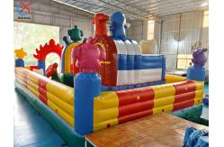 China Inflatable Bouncy House Colourful Obstacle Course Inflatable Fun City Playground supplier