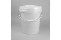 China Transparent Small Plastic Round Custom Printed Bucket With Lid supplier