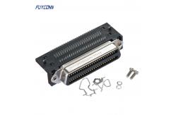 China Amphenol 100 Pin Female PCB Right Angle Centronics Connector supplier
