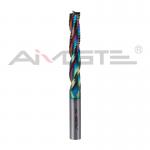 DLC Coating Tungsten Carbide Tools 0.6μm 0.8μm Roughing And Finishing End Mill for sale