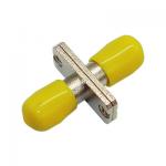 China ST SX Welding Fiber Optic Adapters Connectors With Rectangle Flange manufacturer