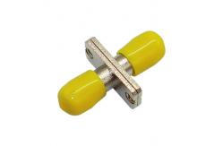 China ST SX Welding Fiber Optic Adapters Connectors With Rectangle Flange supplier
