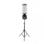 LCD Screen Badminton Machine , Badminton Serve Machine Folding Tripod Wheels