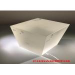 customized  rough sapphire optical cube blocks for optical spherical cover