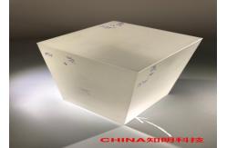 China customized  rough sapphire optical cube blocks for optical spherical cover supplier