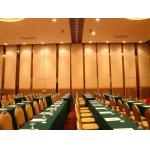 Malaysia Soundproof Aluminium Wooden Sliding Partition Wall 85mm Thickness for sale