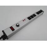 Aluminum Alloy Adjustable Timer Power Outlet PDU Power Bar With Six Way for sale