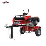 40T Wood Log Splitter Wood Splitting Machine 610mm Length 15Hp Engine of Honda B&S Kohler Loncin for sale