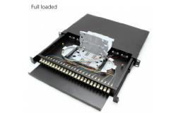 China 1U 19inch Full Loaded Slide Rail Rack mount patch panel supplier