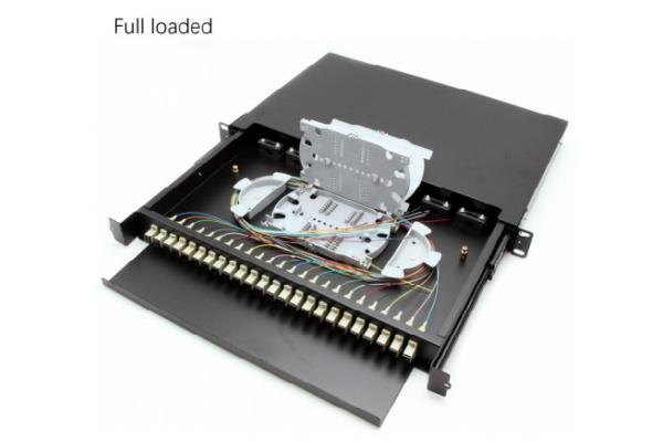 1U 19inch Full Loaded Slide Rail Rack mount patch panel