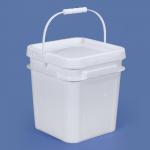 Custom Square Plastic Bucket With Lid For Refrigerator Marinated Fresh-keeping Box for sale