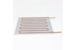 China High Dense Bending Copper Pipe Water Cooling Plate , Fast Cooling Water Cold Plate supplier
