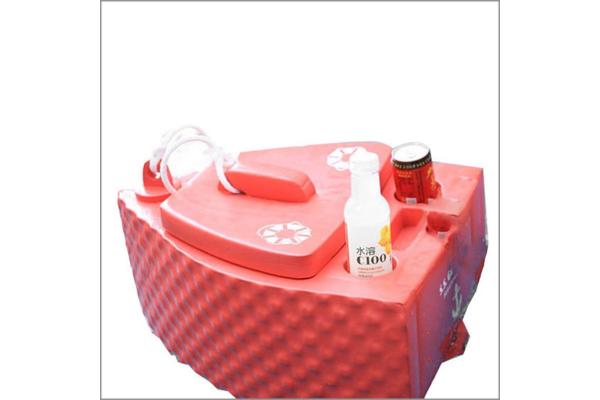 Hard Plastic Floating Beer Cooler Lightweight Non Absorption