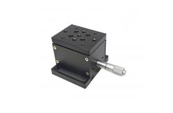 China Micrometer Head Z Axis Manual Scissor Lift Table 5mm Travel supplier